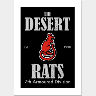 Desert Rats (distressed) Posters and Art